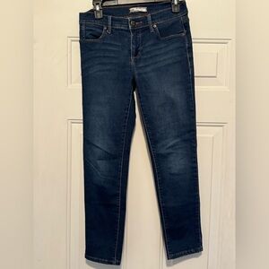 Free People Jeans Womens 27 Blue Skinny Stretch Denim Dark Wash Casual Ladies